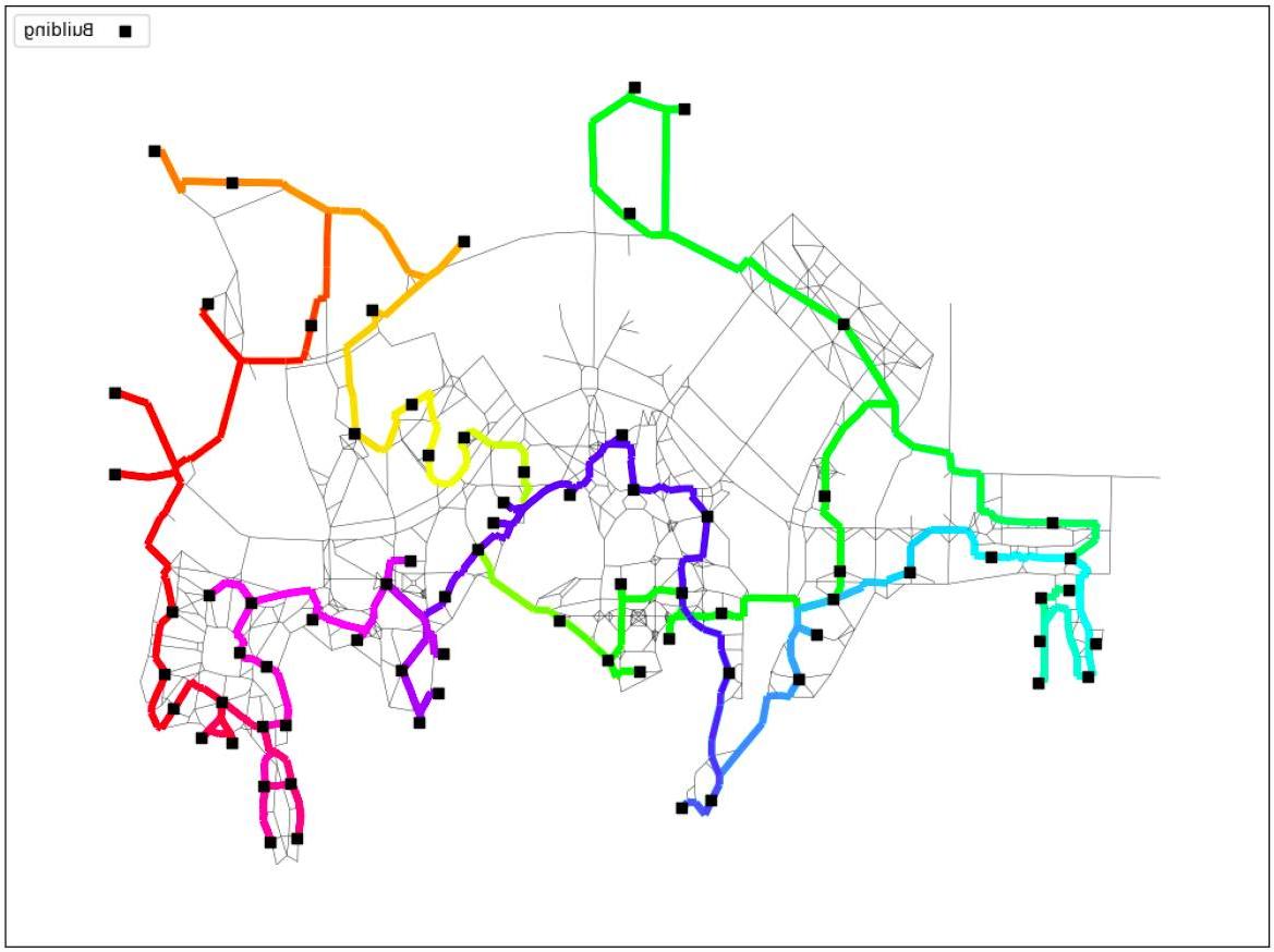 An approximate solution to the traveling salesman problem on Grand Valley's Allendale campus